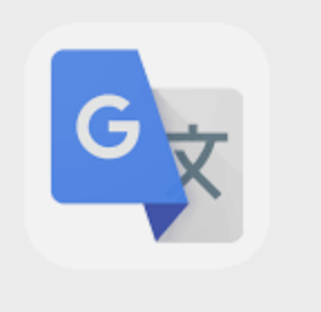 Google translate logo great for when you need translating while on you travels