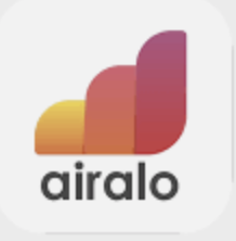 Airalo logo for when traveling